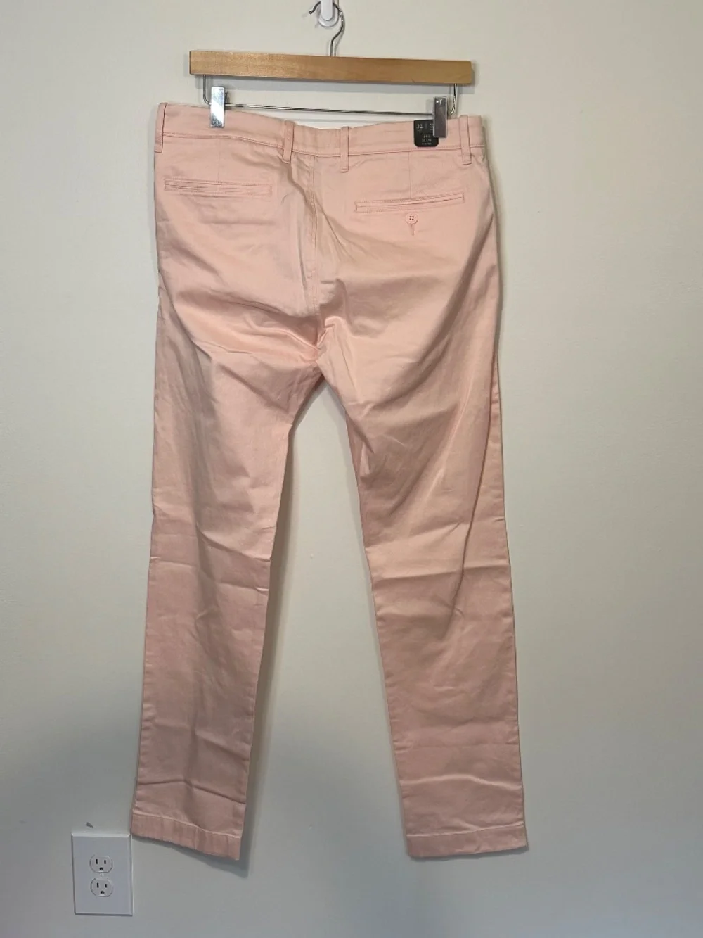 J. Crew Men's 484 Slim-fit Stretch Chino Pant Subtle Pink 32 x 32 NWT